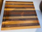 14x14 inch multi wood cutting board