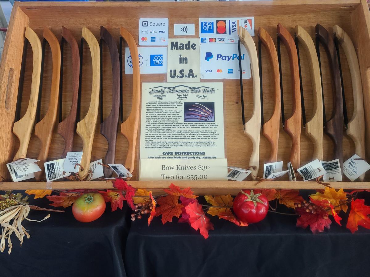 Bow Knife in Cherry(specify Right or Left handed please) picture