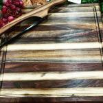 14x14 Black Walnut Cutting Board