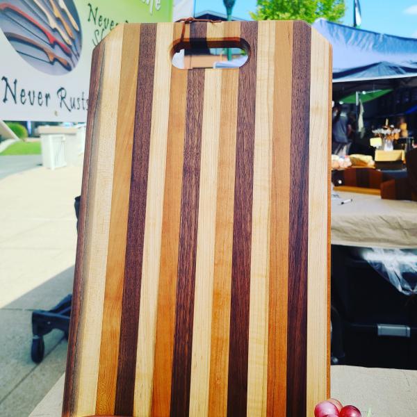 New Double Sided Multi Wood Cutting Board/ Charcuterie Board picture