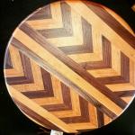 16 inch Chevron Pattern Lazy Susan