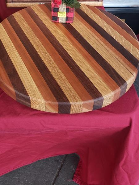 16 inch Multi Wood Lazy Susan picture