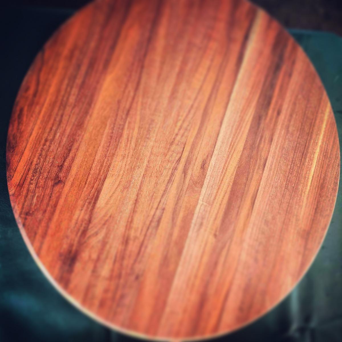 16 inch black walnut lazy Susan picture