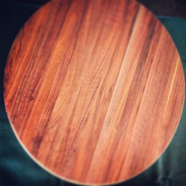 20 Inch Black Walnut Lazy Susan picture