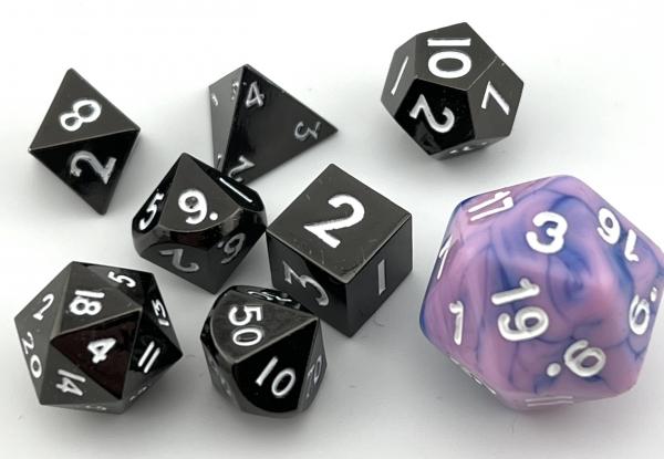 10mm Mini metal dice picture