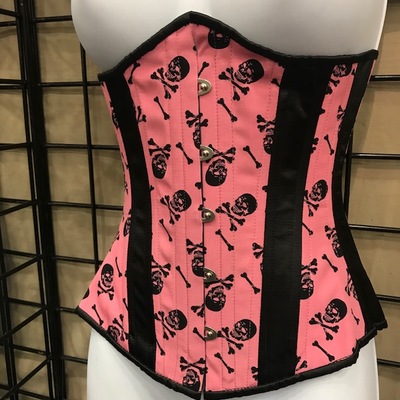 Pink Skull corset
