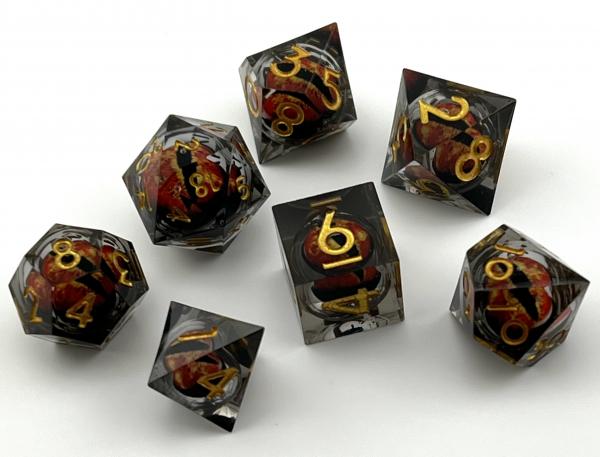 Sharp Edged Resin - Liquid Core Moving Dragon Eye Series picture