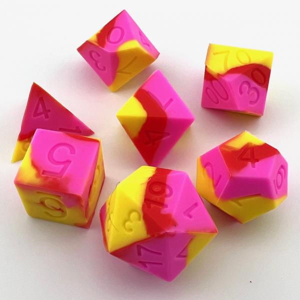 Silicone dice picture