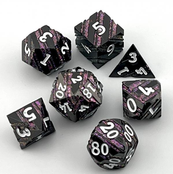 Striped Metal Dice picture