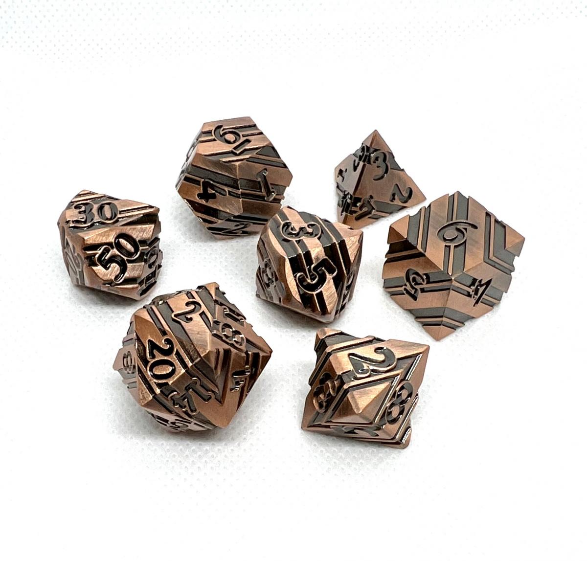 Striped Metal Dice picture