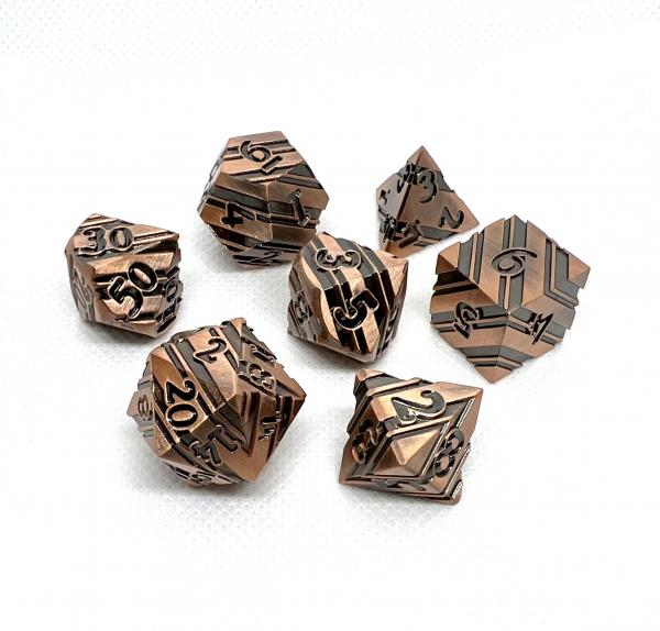 Striped Metal Dice picture