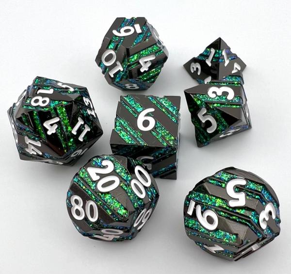 Striped Metal Dice picture