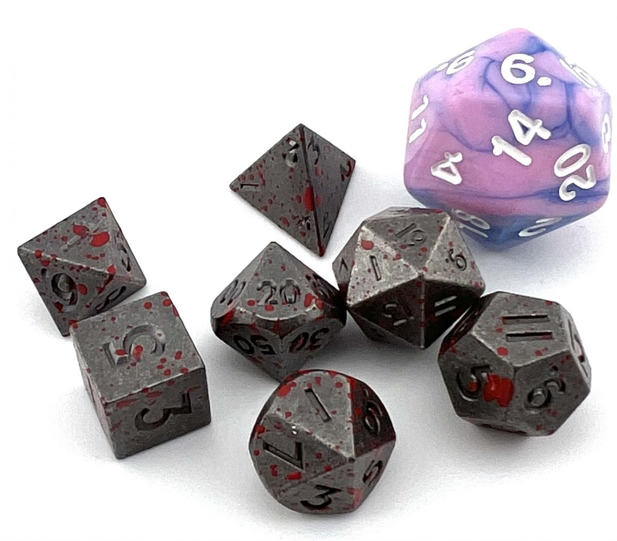 10mm Mini metal dice picture