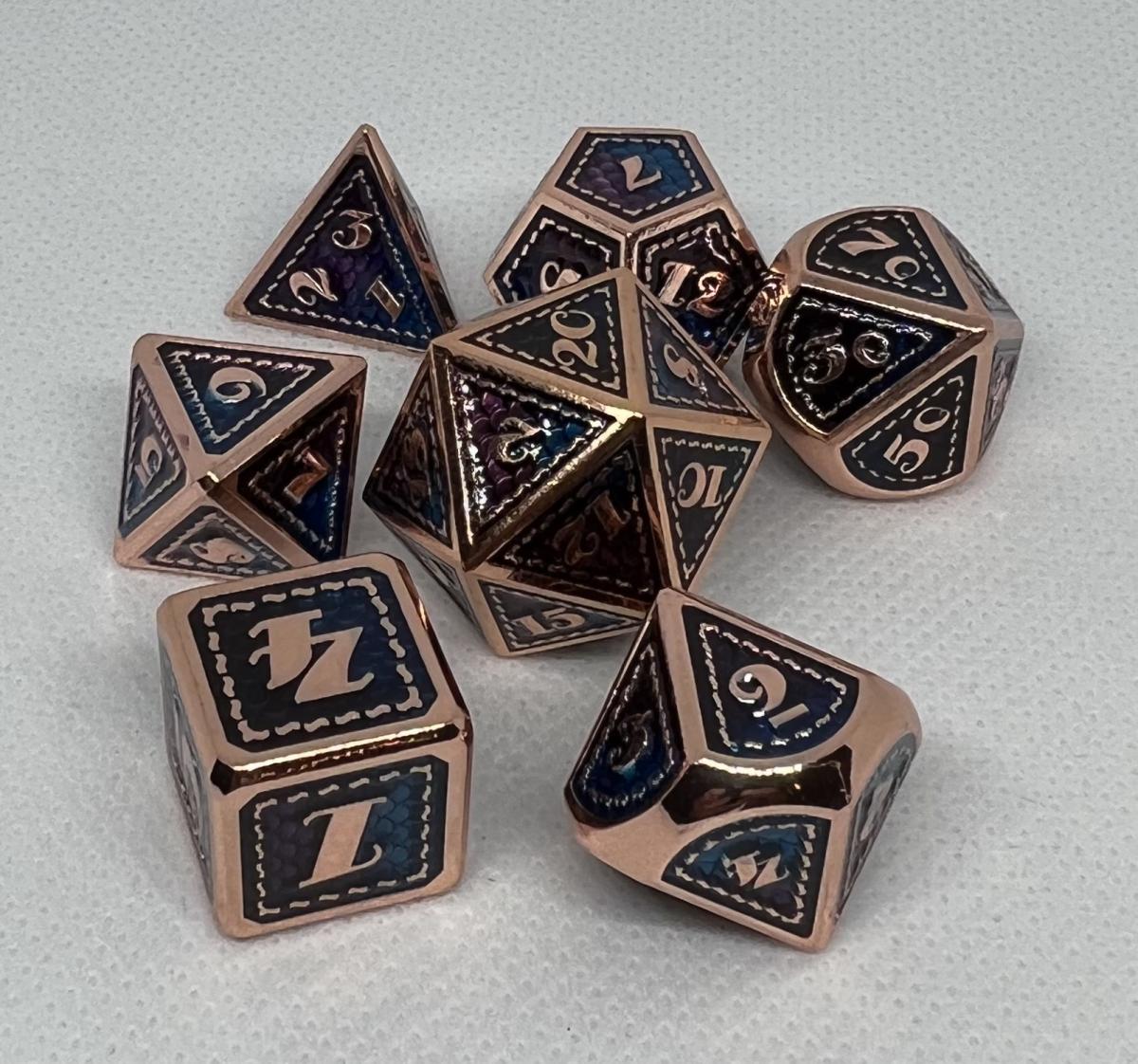Dragon Scale Metal Dice picture
