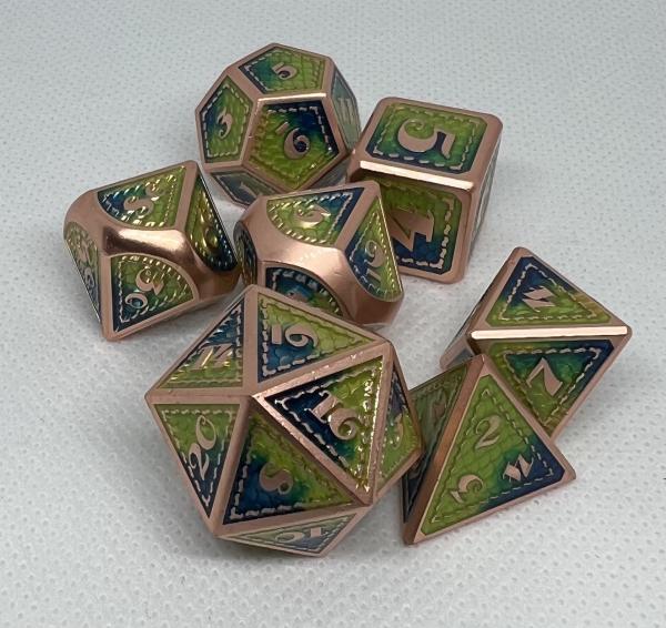 Dragon Scale Metal Dice picture