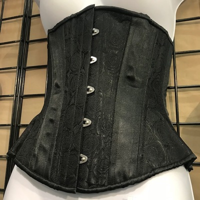 Hourglass Black Brocade Corset
