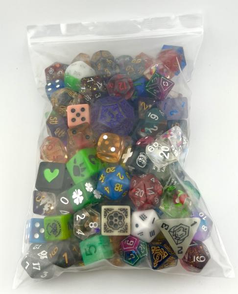 Bulk resin dice picture