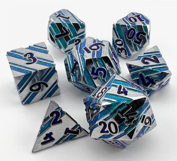 Striped Metal Dice picture