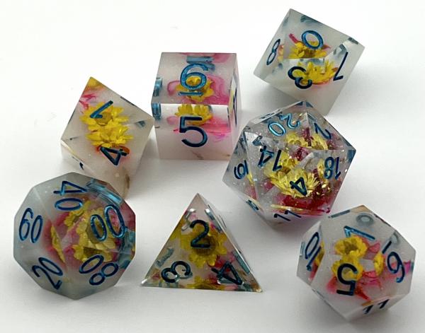 Sharp Edged Resin - Flower Series picture