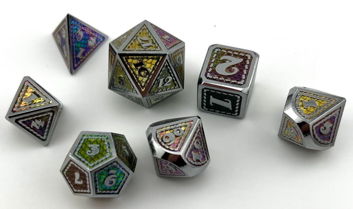 Dragon Scale Metal Dice picture