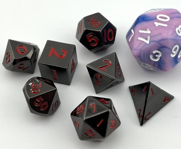 10mm Mini metal dice picture