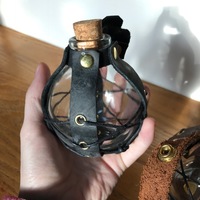 Leather and Glass Potion Flask picture