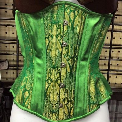 Hourglass Green Corset