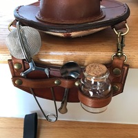Leather Teacup Holster with Extension picture