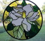 Jones College Jasper Center Bobcat Stained Glass