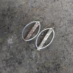 Oval and Bar Earring