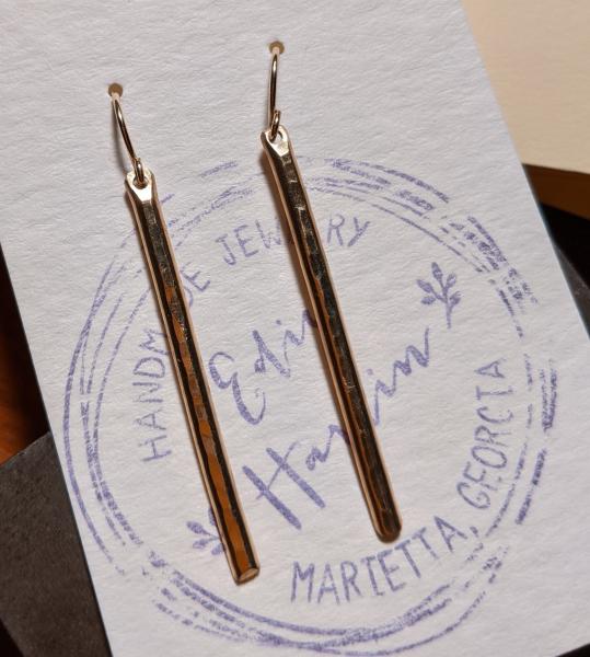 Gold Matchstick Earring picture