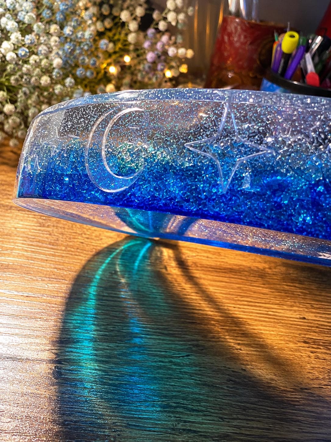 Resin Jewelry Trinket Box or Tray picture