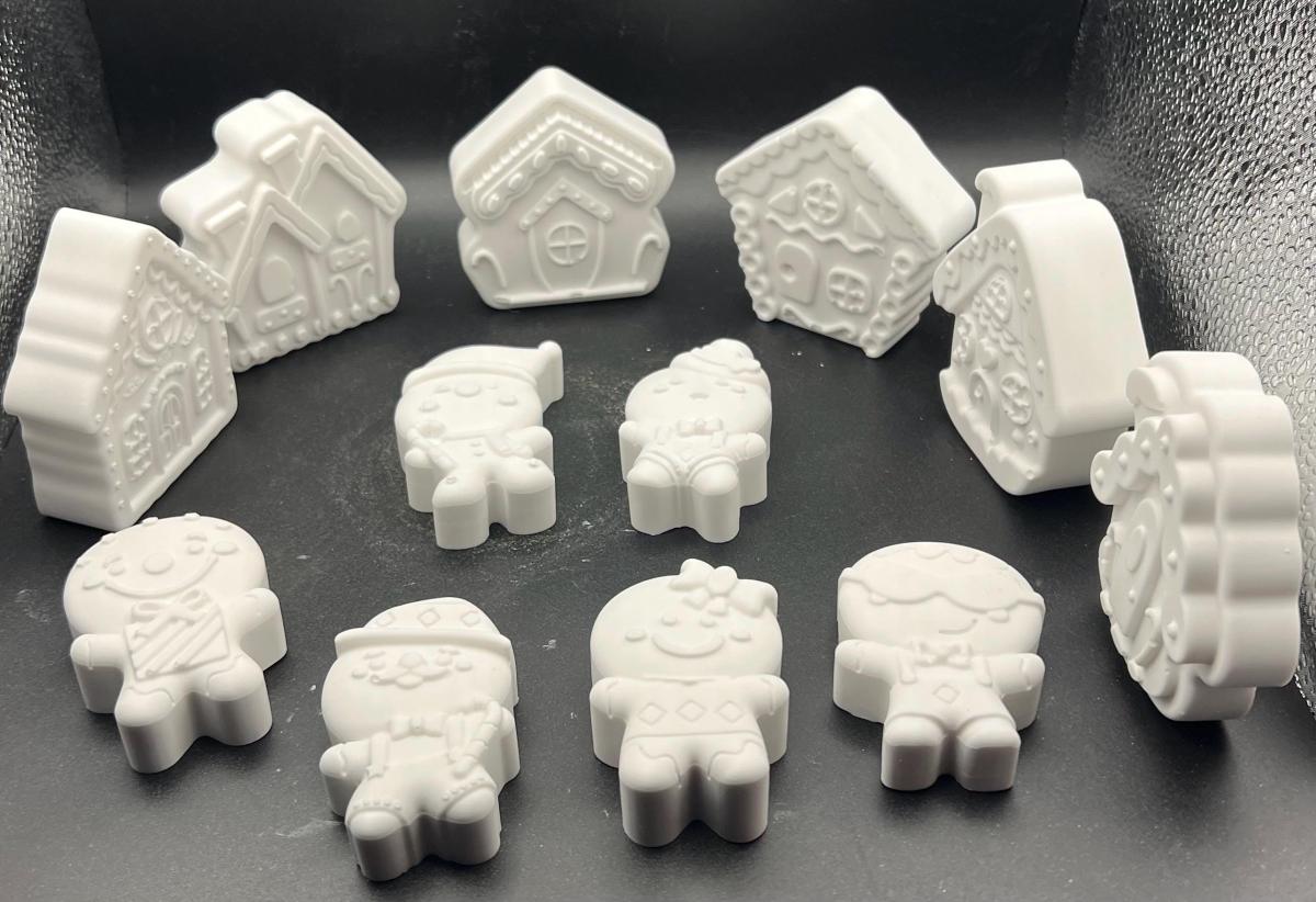 Gingerbread Village and Gingerbread Figures picture