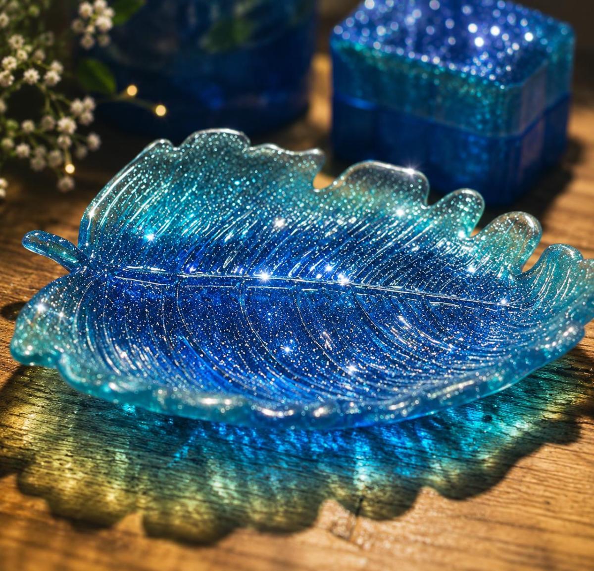 Resin Jewelry Trinket Box or Tray picture
