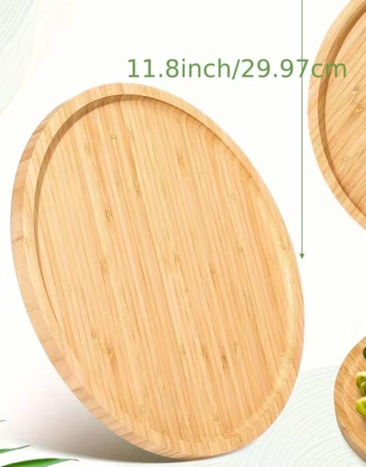 Bamboo Wood Tray, 12&acirc;&euro;, customizable picture