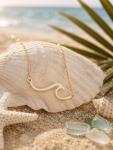 Ocean Beach Wave Necklace