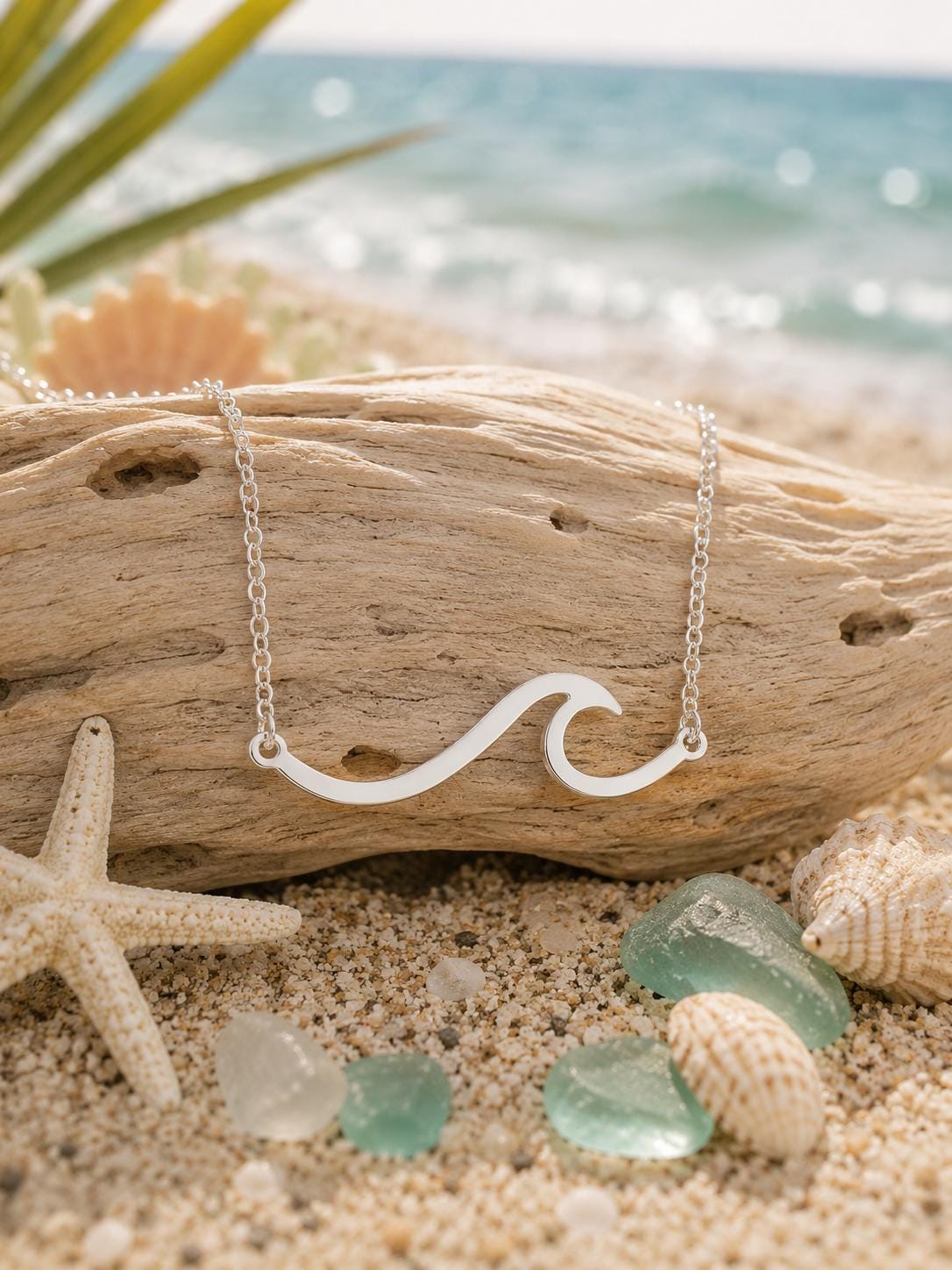 Ocean Beach Wave Necklace picture