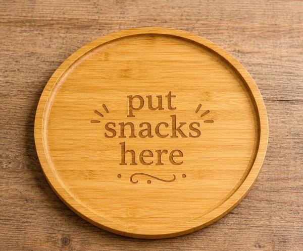 Bamboo Wood Tray, 12&acirc;&euro;, customizable