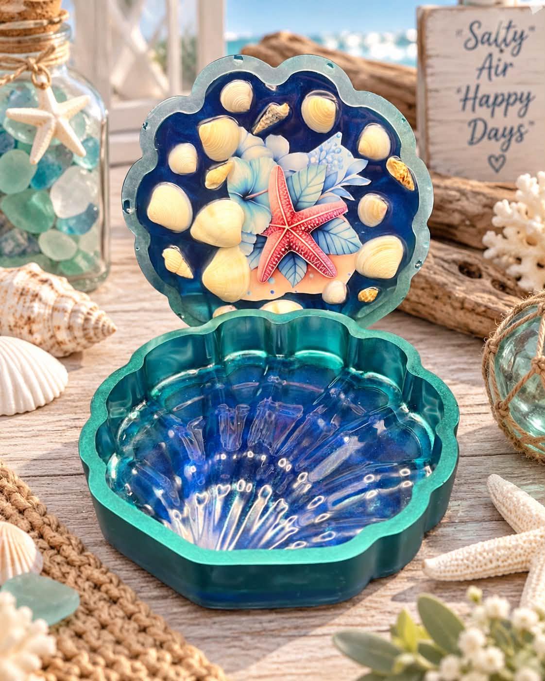 Resin Tray - Halloween, Beach Themes picture