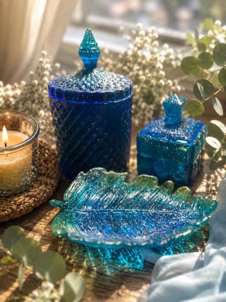 Resin Jewelry Trinket Box or Tray