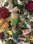 16"Wooden Carved Parrot