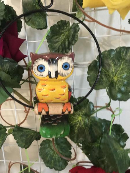 6" Wooden Carved Owl