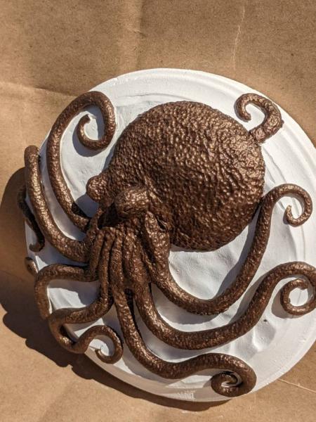 Bronze Octopus Plaque picture