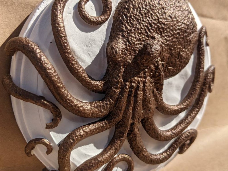 Bronze Octopus Plaque picture