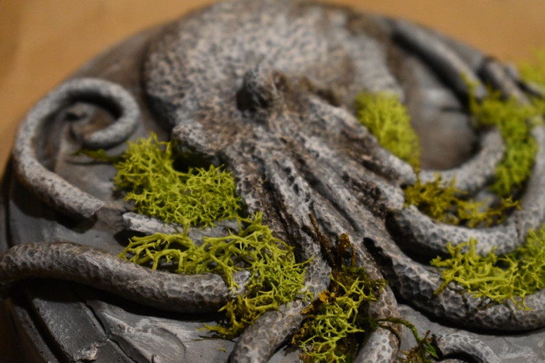 Mossy Stone Octopus Plaque picture