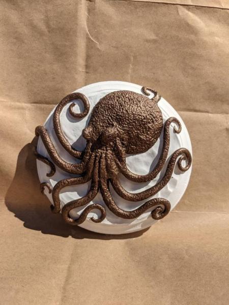 Bronze Octopus Plaque picture