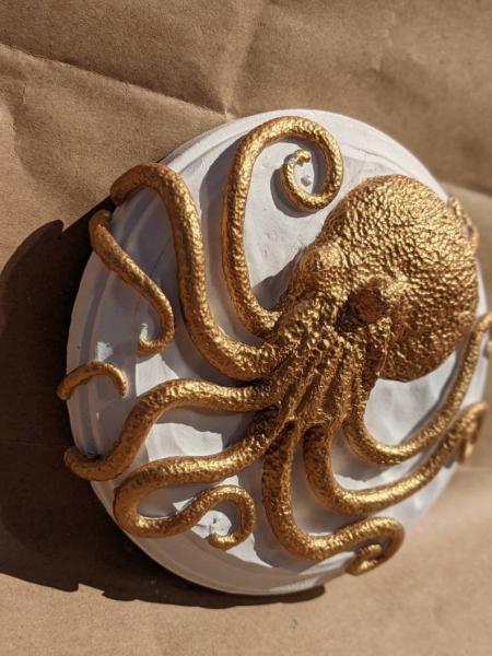 Gold Octopus Plaque picture