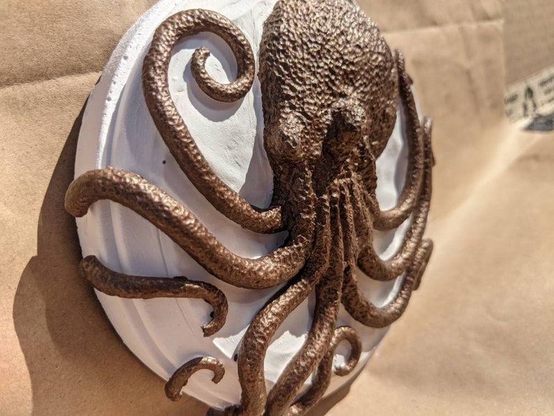 Bronze Octopus Plaque picture