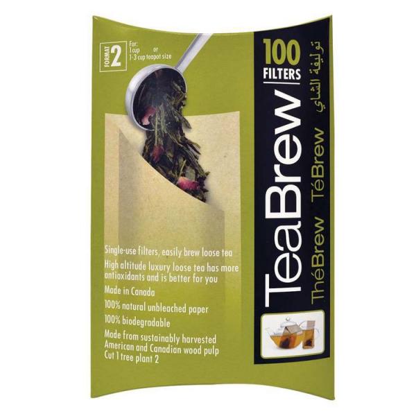 TeaBrew disposable tea filter - 100 pack picture