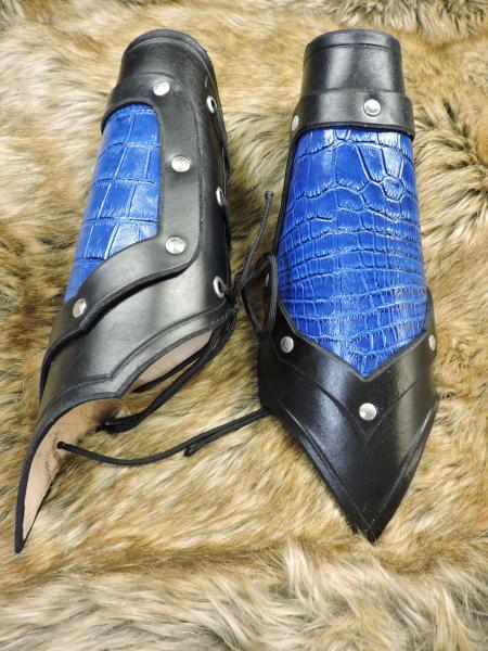 Leather bracers